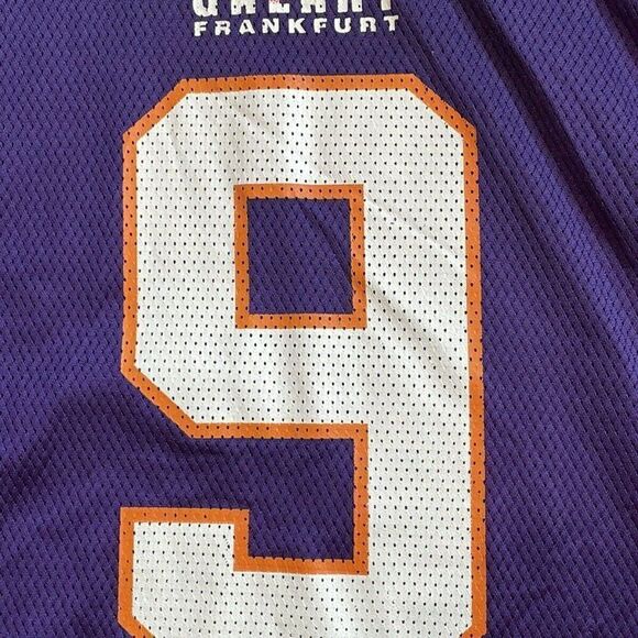 2002 FRANKFURT GALAXY BRYANT #9 REEBOK JERSEY XL - Picture 3 of 7